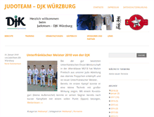 Tablet Screenshot of djk-judowuerzburg.de